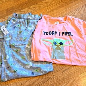 Star Wars The Mandalorian Baby Yoda Pajama Set